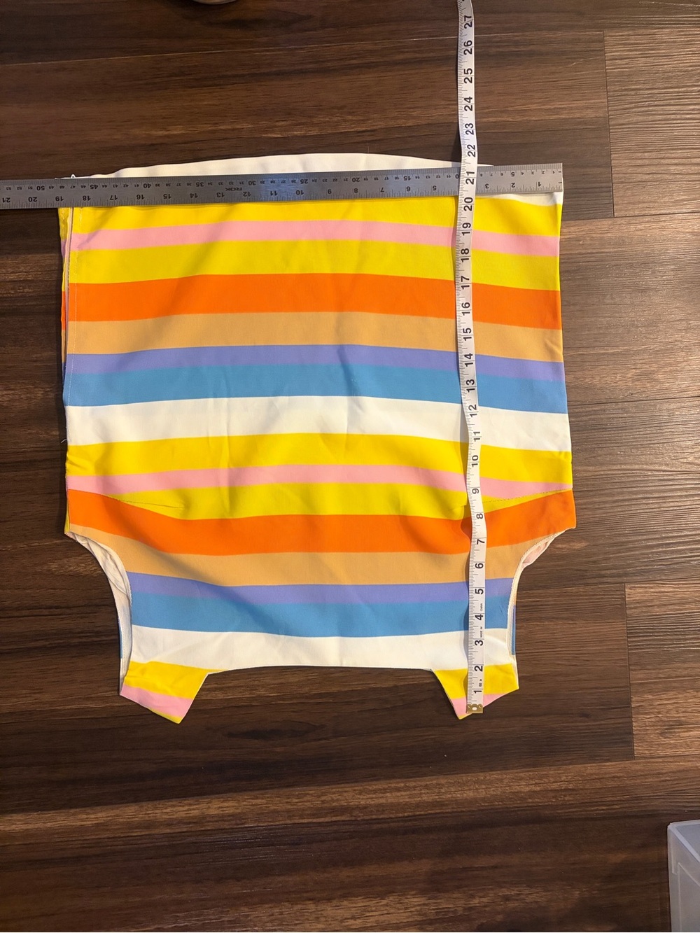 Vintage 70s Multi-Color Striped Sleeveless Top - Women's - Picture 7 of 11